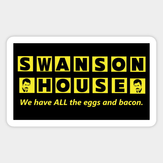 Swanson House Ron Swanson Magnet by ThisIsFloriduhMan